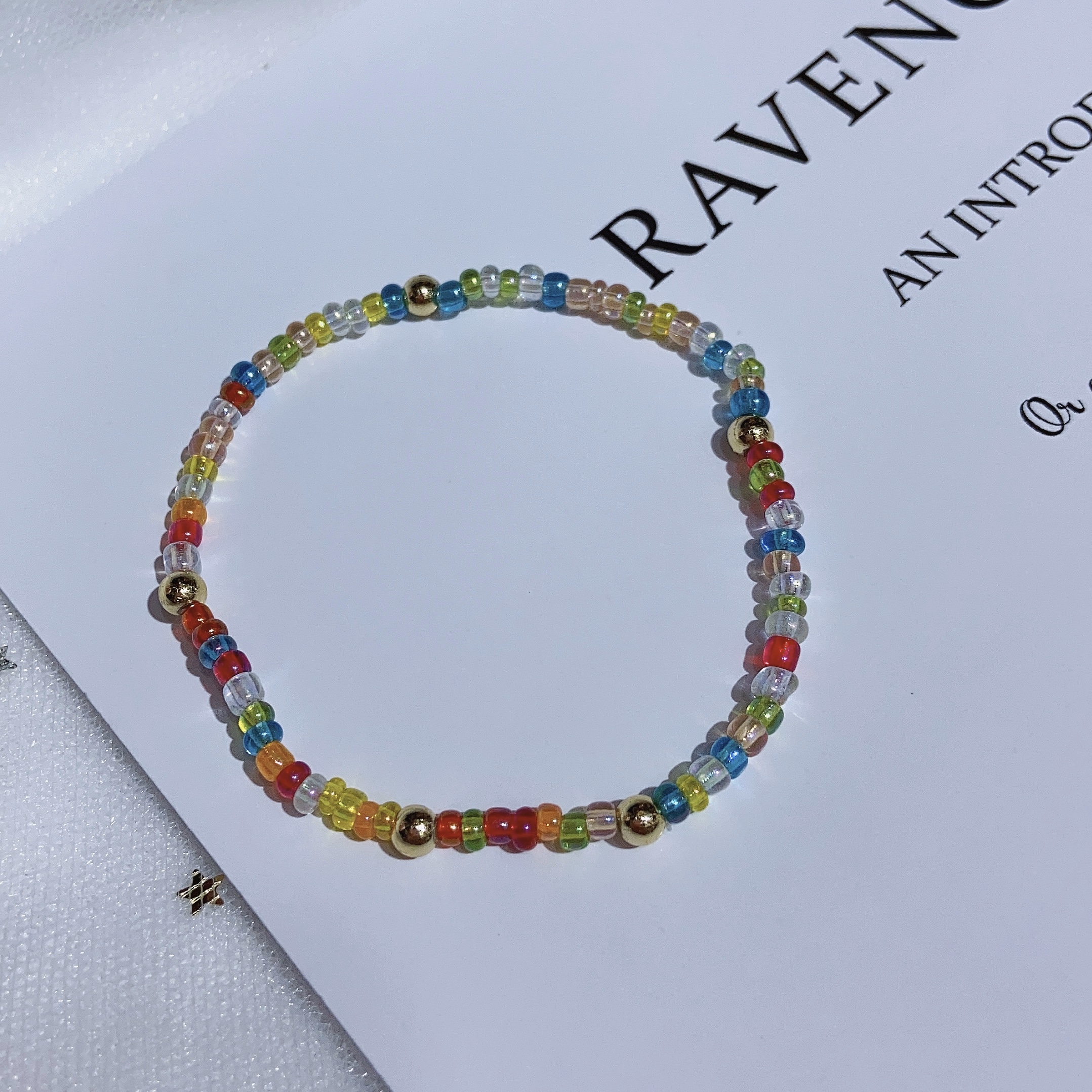 Rice bead ➕ gold bead bracelet undefined