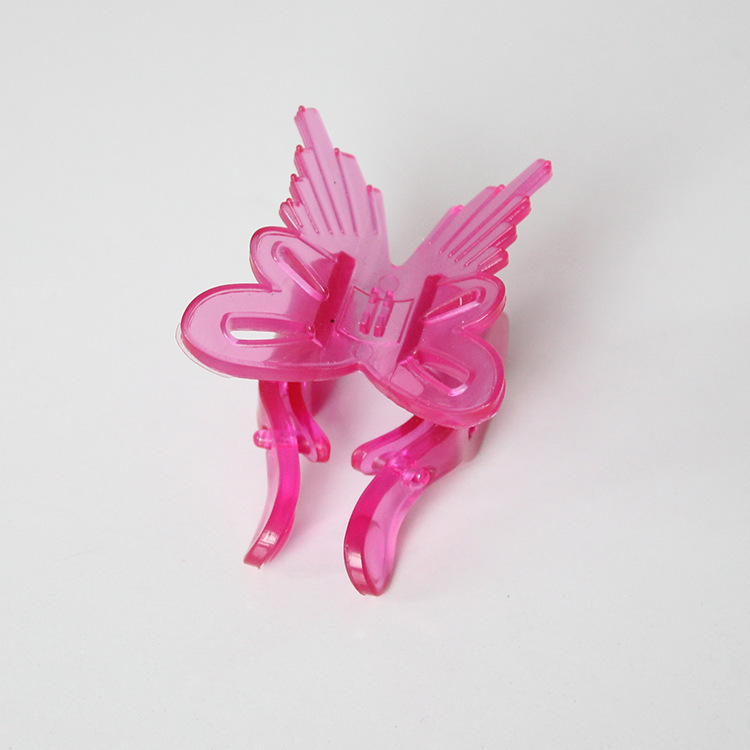 艳影 蝴蝶型鼻夹白底实物图