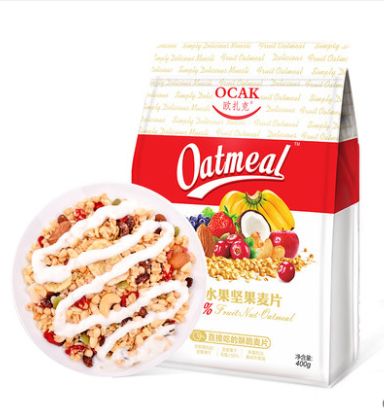 欧扎克水果坚果麦片400g