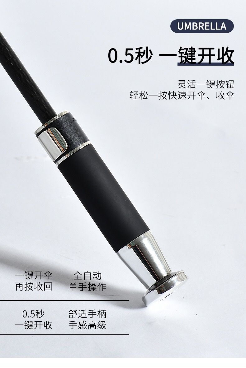 自动雨伞定制LOGO广告长柄晴雨伞超大号高端男士商务高尔夫礼品伞详情图10