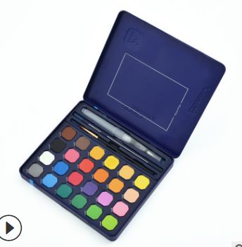 24-color solid gouache pigments