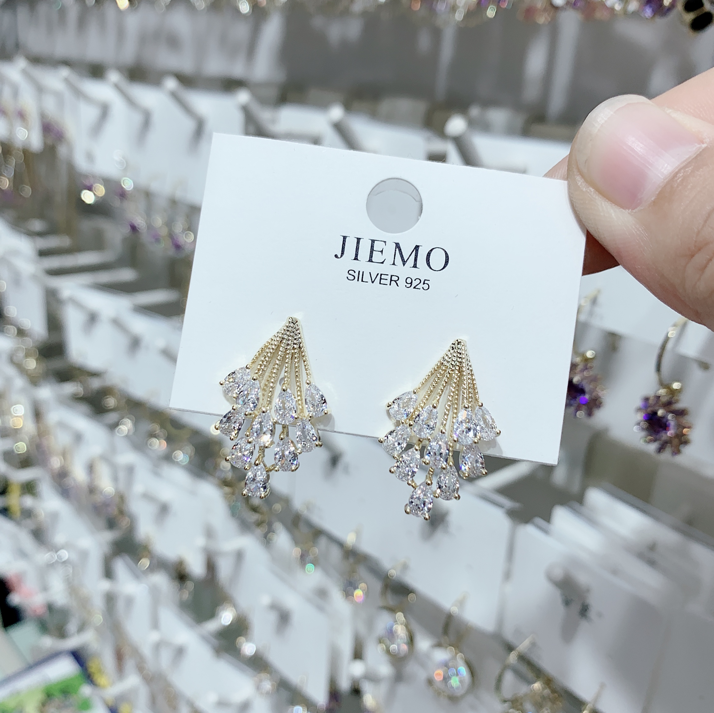 Korean style fashion bestseller earrings details Picture