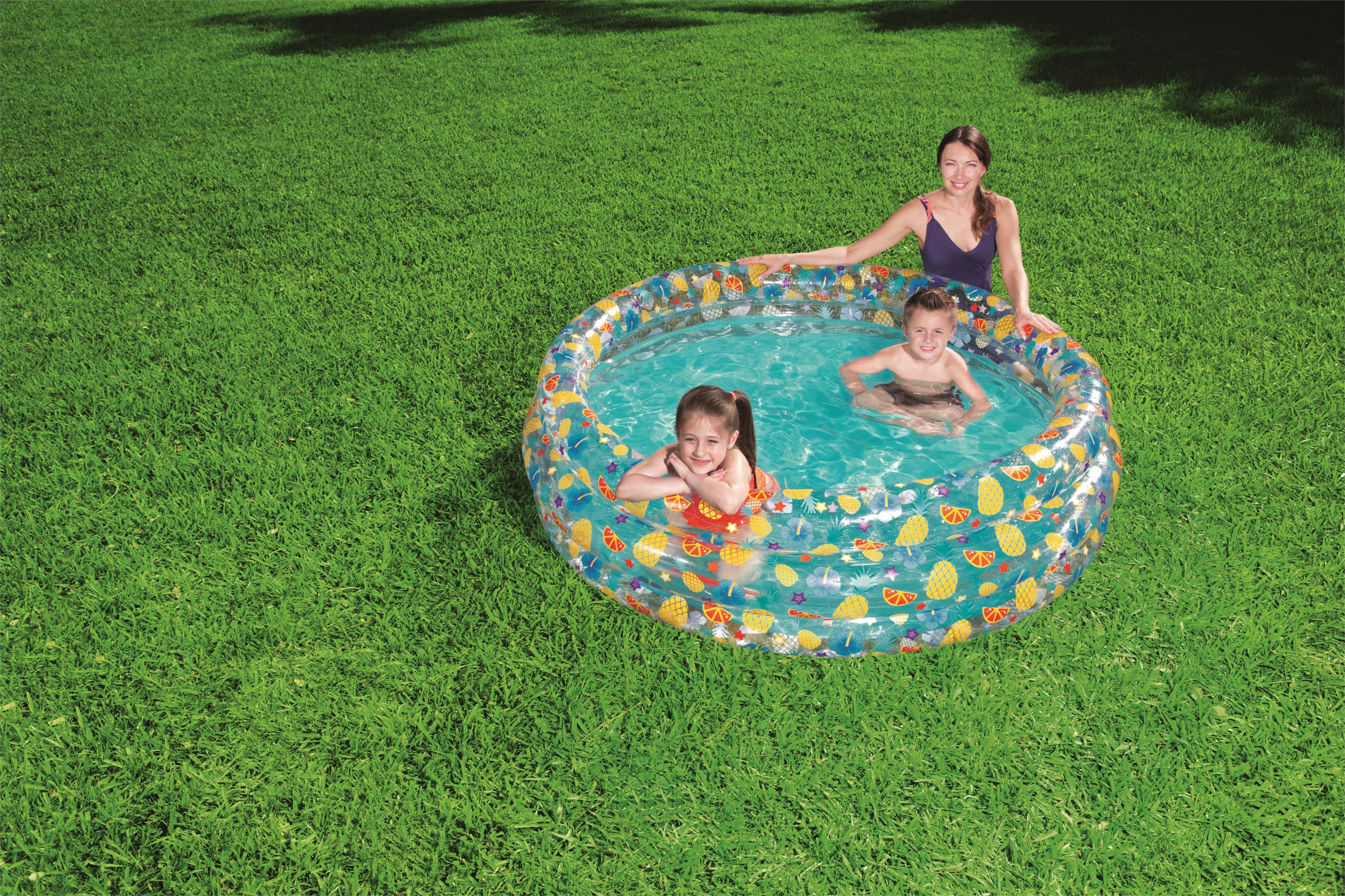 Bestway® Φ67" x H21"/Φ1.70m x H53cm 51048三环水池详情图2