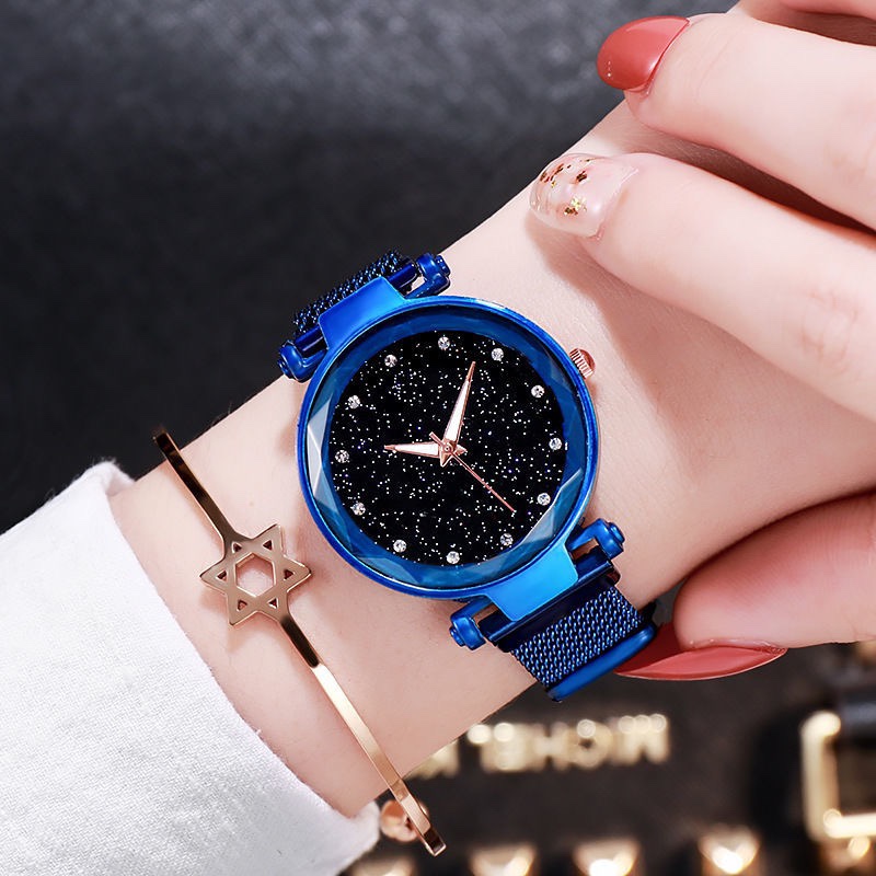 Women's fashion steel wire band magnet Douyin best-selling multi-color watch Item Picture