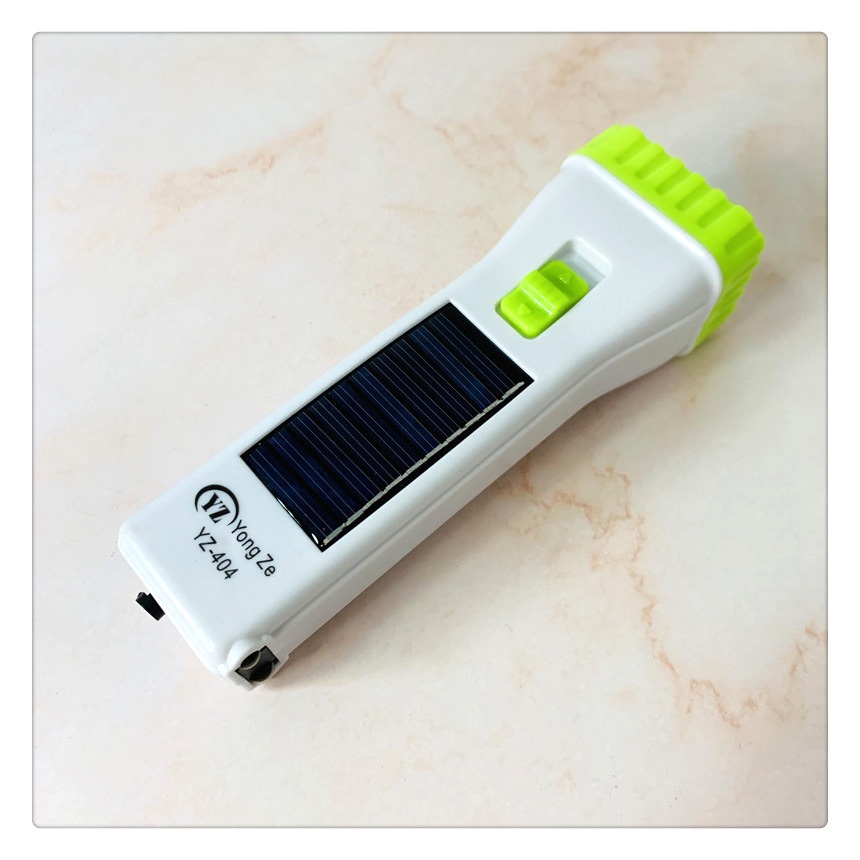 Factory Direct Solar Rechargeable Home Led Flashlight Strong Light Distant Outdoor Fishing Hotel Fire Specification drawing