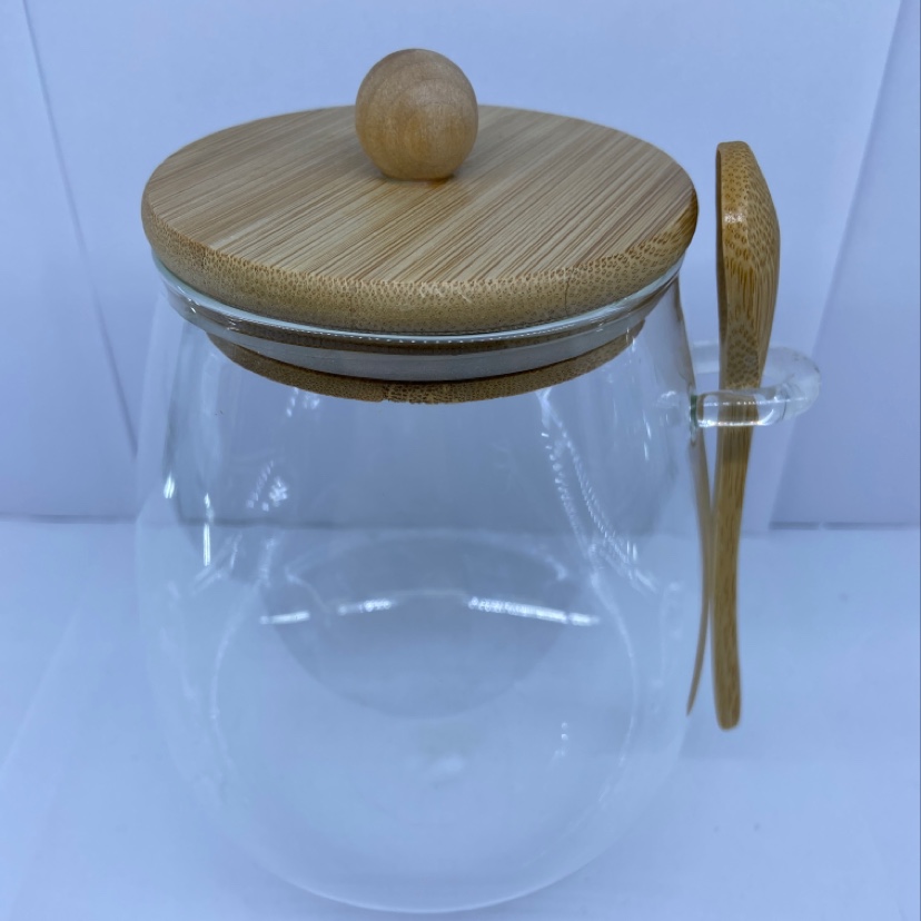 High borosilicate glass storage tank 450 ml