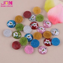 Manufacturers direct Christmas Snowman resin accessories children hair accessories, mobile phone case DIY jewelry festival new