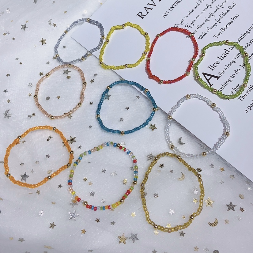 Rice bead ➕ gold bead bracelet