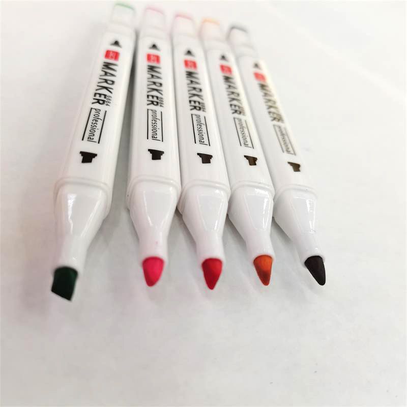 马克笔套装儿童绘画笔学生美术设计勾线笔双头油性彩色记号笔48色详情图14