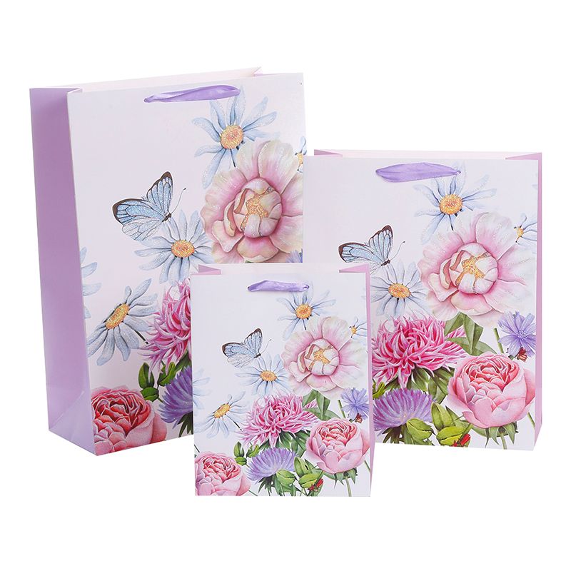 专业定制250克白卡纸礼品手提袋 纸质购物手提纸袋 印刷logo详情图3