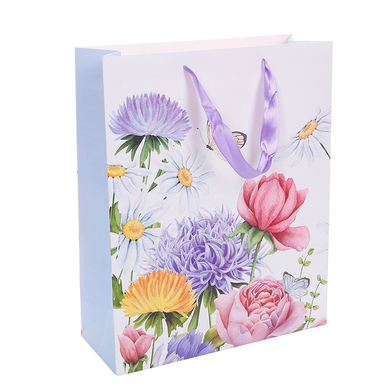 专业定制250克白卡纸礼品手提袋 纸质购物手提纸袋 印刷logo详情图5