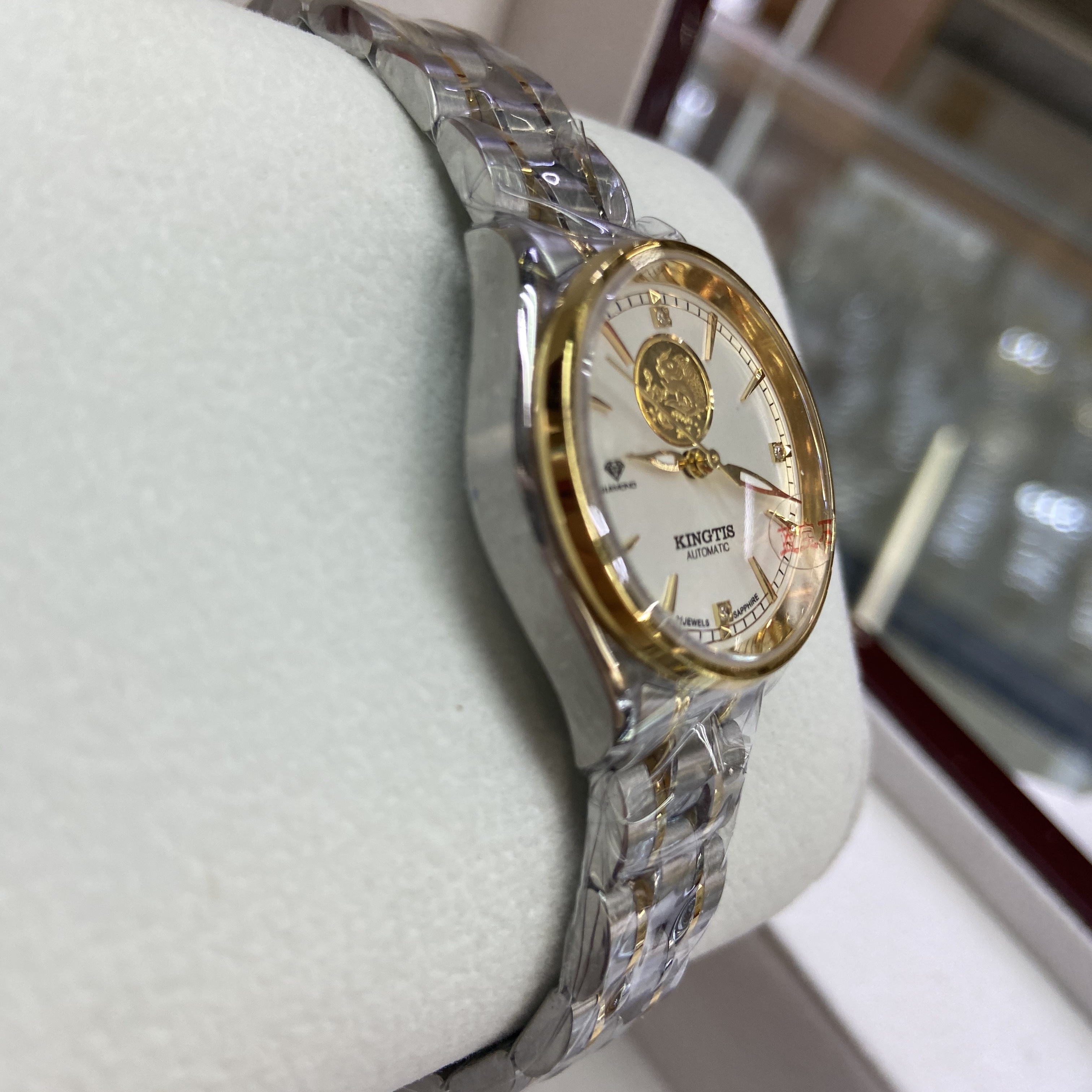 Jingtie Shi Old Shanghai fully automatic mechanical watch details Picture