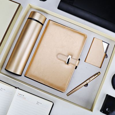 Stainless steel vacuum cup business card box set gift Laser LOGO corporate conference promotional promotional practical gifts thumbnail