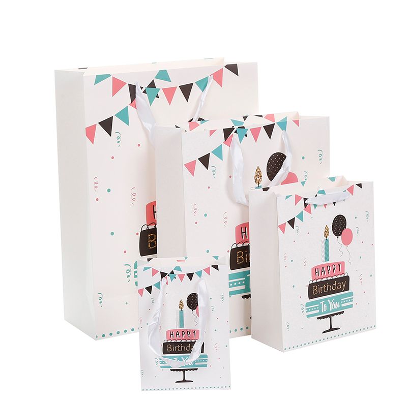 高档白卡纸袋手提礼品纸袋精美印花服装纸袋购物纸袋手提袋定制详情图1