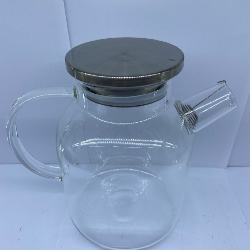 A single glass flower teapot can be heated thumbnail