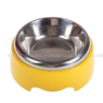 Stainless steel dog bowl, dog supplies rice bowl, pet dog food bowl, cat and dog bowl details Picture