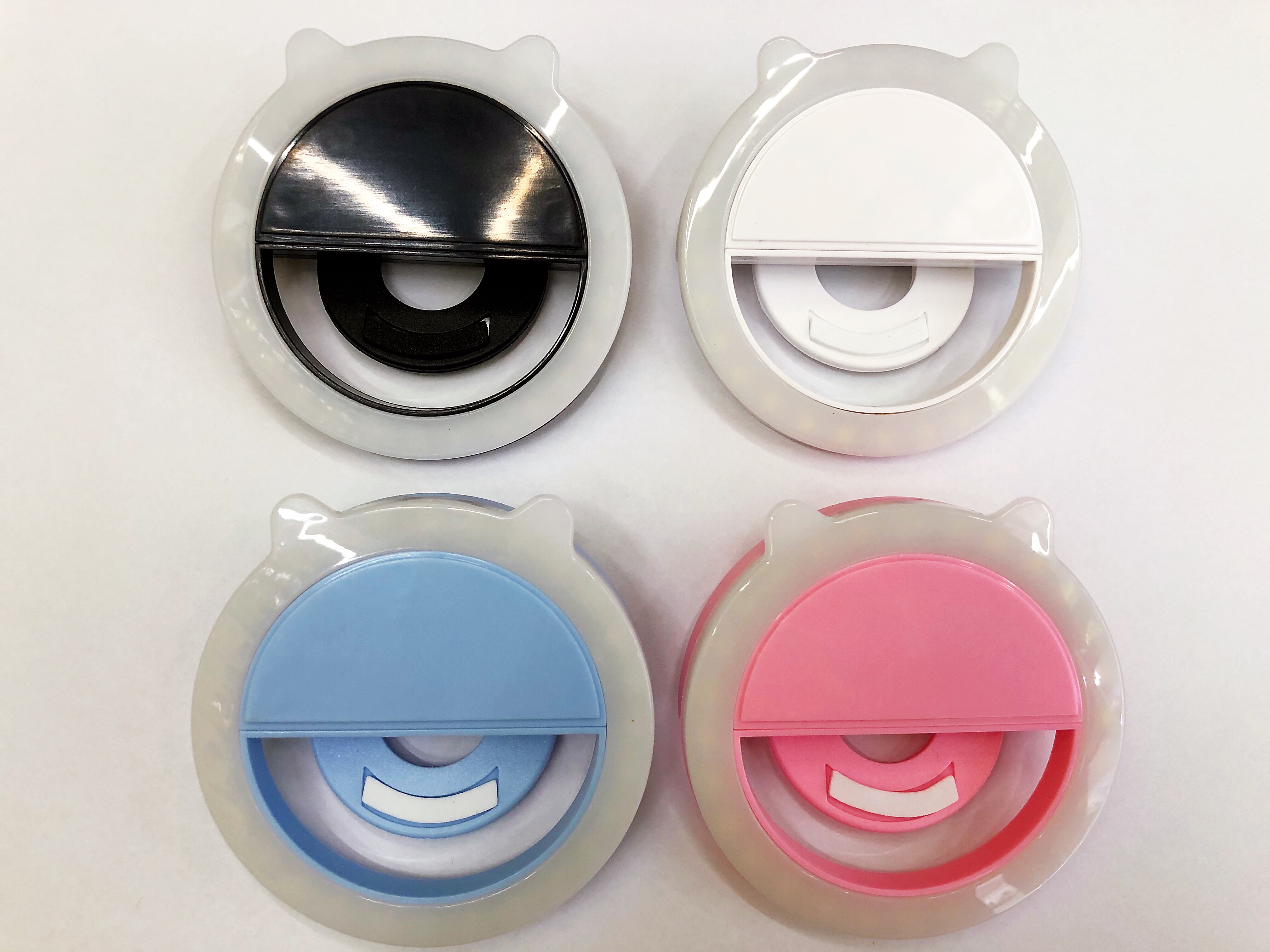 手机镜头美颜补光灯 魅眼补光灯神器 手机自拍灯 LED美少女闪光灯产品图