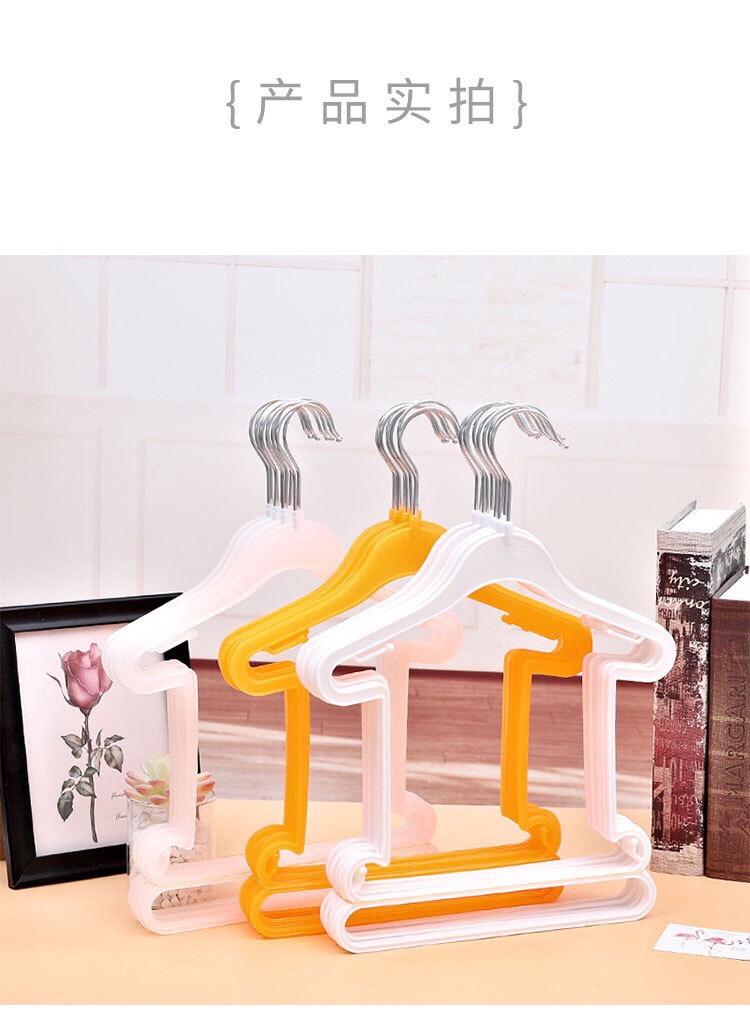 3007宝宝套装塑聊衣架商店儿童连体衣架服装店小孩子衣服展示衣架详情图10