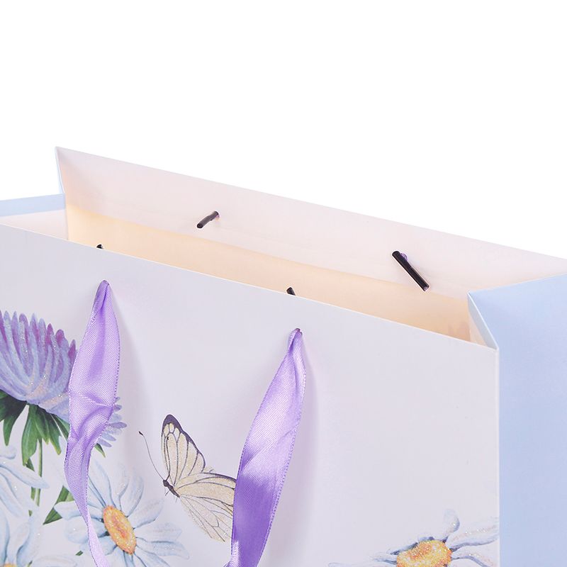 专业定制250克白卡纸礼品手提袋 纸质购物手提纸袋 印刷logo详情图6