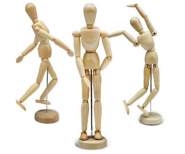 8-inch wooden person sketch cartoon puppet mannequin mannequin mannequin jointed puppet mannequin still life model