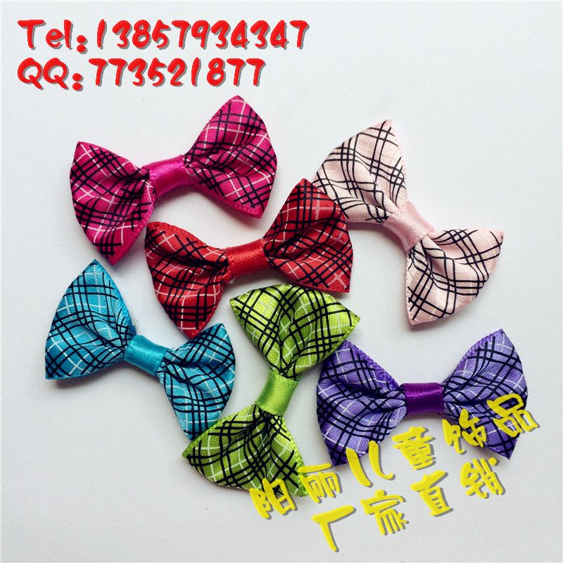 【萌】韩版线条儿童蝴蝶结 衣服 宠物饰品 配件详情图1