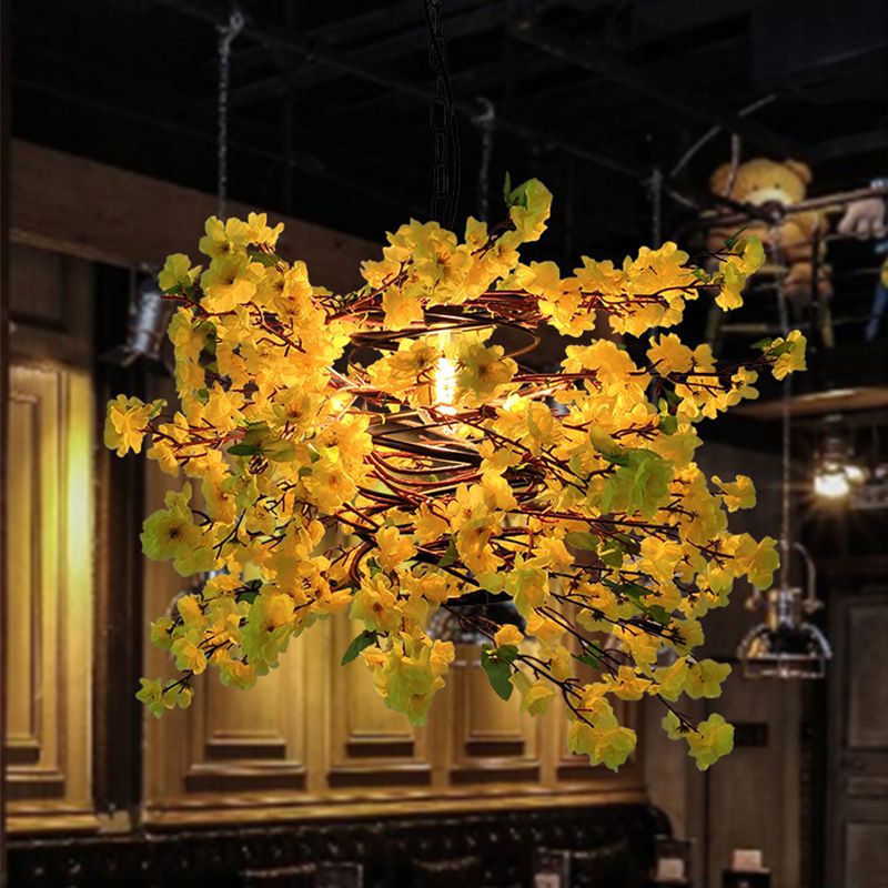 Japanese cuisine restaurant, cafe, music bar, lighting creative retro lamps