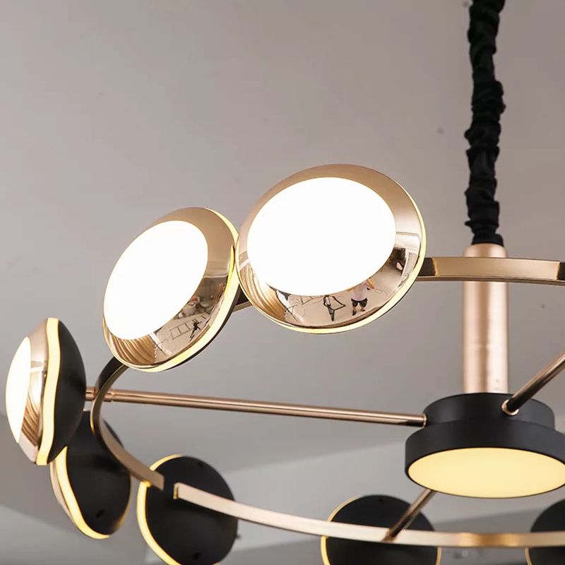 Modern and simple Nordic led chandelier for living room, dining room and bedroom, 12 creative and personalized indoor lighting fixtures for home use Application Scenario