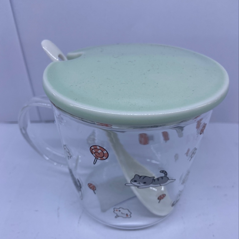 Poetic language Qin Xiang cup, with spoon 350ml