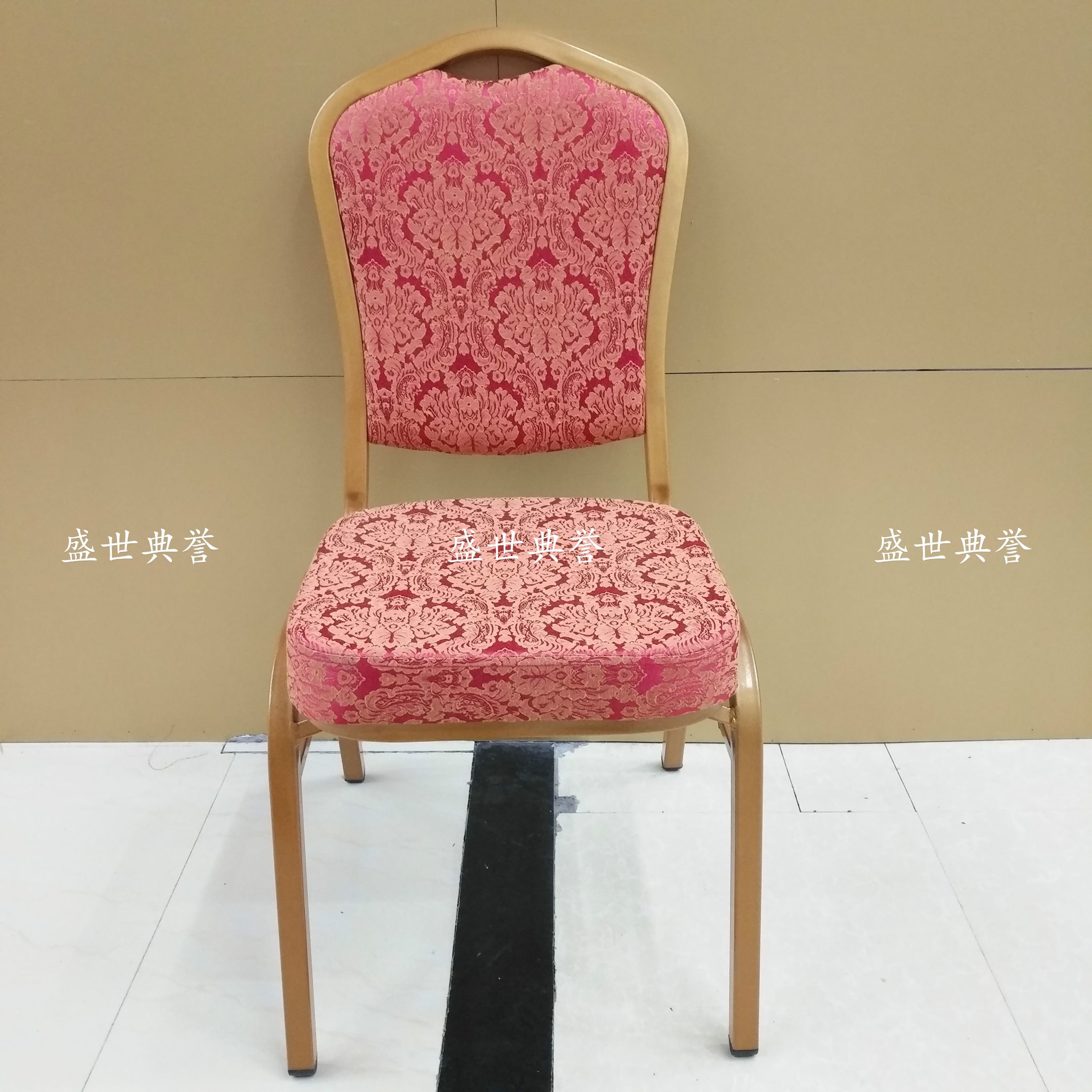 南京星级酒店宴会桌椅宴会厅会议中心家具订做婚庆酒席金属钢椅产品图