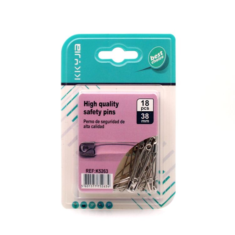 Kaka hardware 5263 suction card packaging steel thick pin 2# (38mm) 100 yuan grocery store supply thumbnail