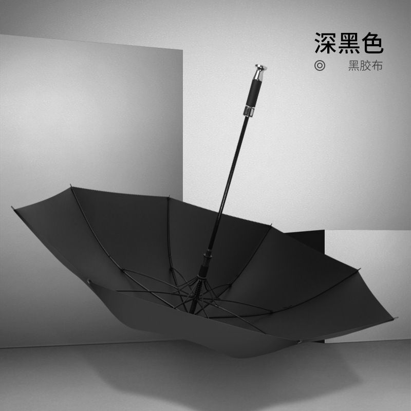 自动雨伞定制LOGO广告长柄晴雨伞超大号高端男士商务高尔夫礼品伞详情图1