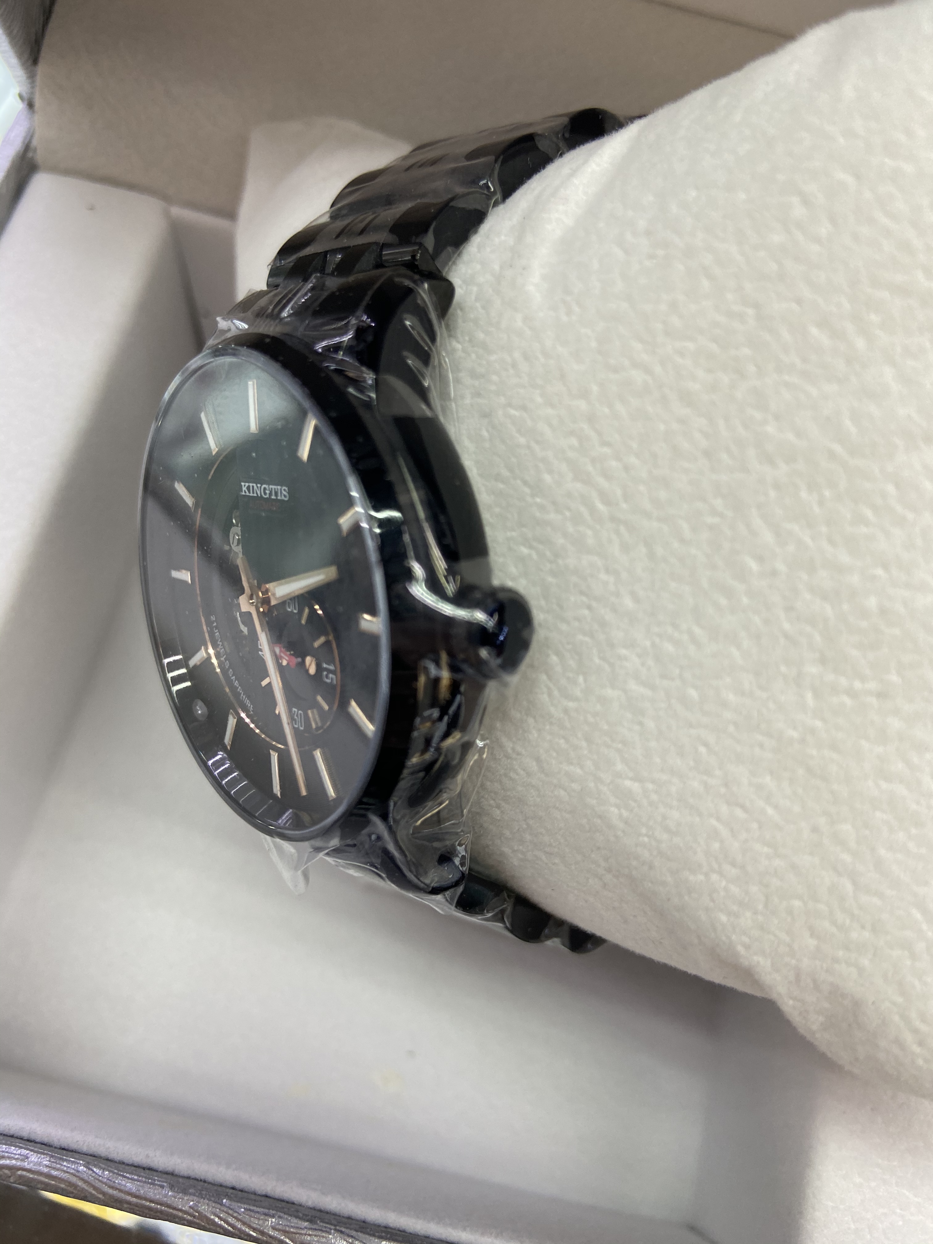 The new trend of fully automatic mechanical watches made of fine iron Specification image