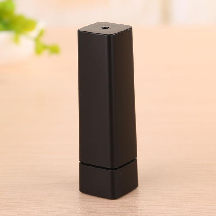 高档时尚精致四方哑光黑色口红管包材包装厂家直销化妆品耗材包材详情图1