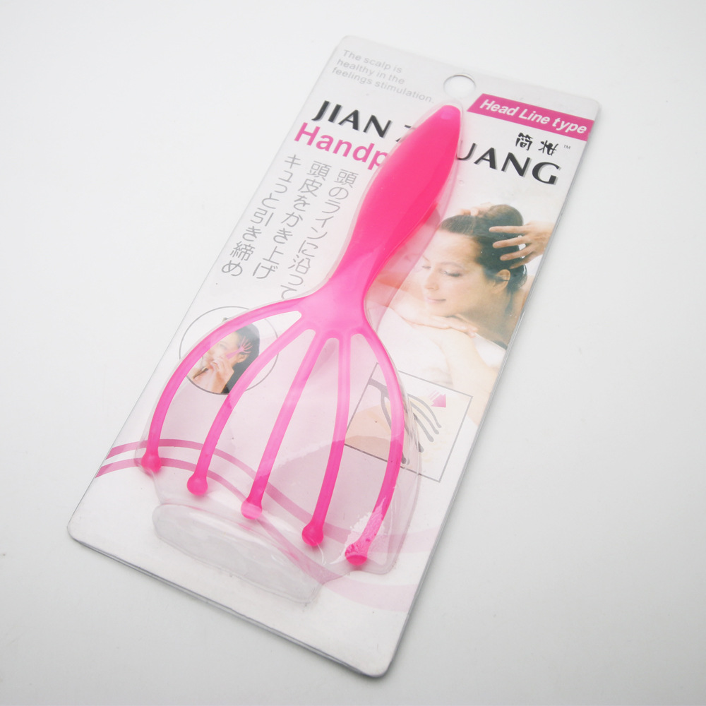 Head massager Plastic massage claw five fingers Head massager Scalp massager five fingers claw massager
