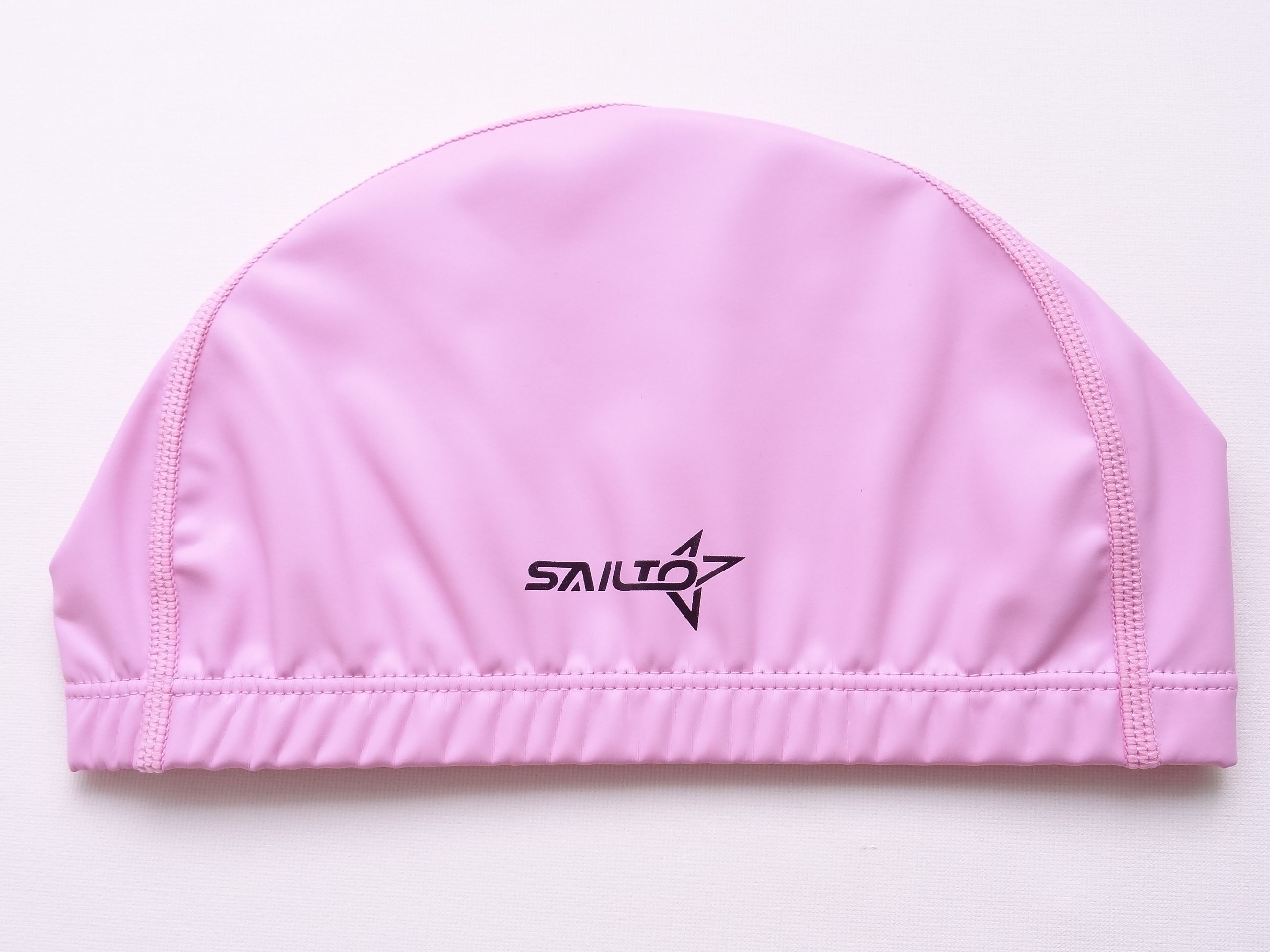 SAILTO胜涛PU涂层泳帽防水游泳帽舒适泳帽pu-1粉色