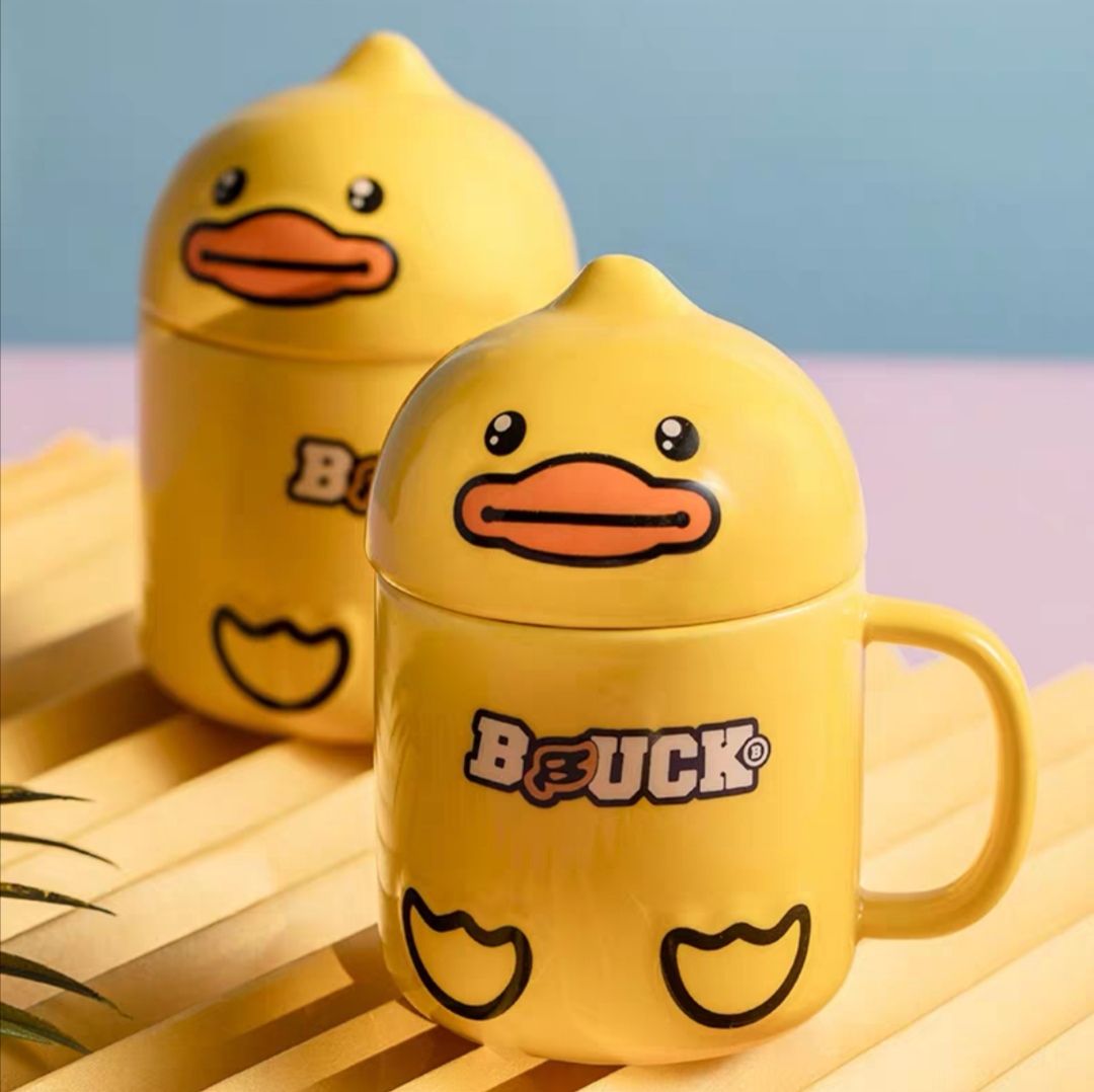Duck-Shaped Ceramic Cup Cover