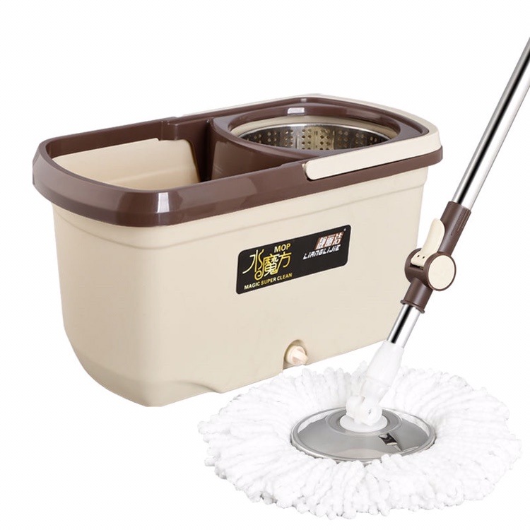 Double thickened rotating mop bucket household sluggard mop bucket dry and wet dual-use do not wash the magic towing water cube