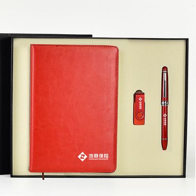 Kailushi Gift Pen Industry Office and Business Gifts A5 notebook Set Customization logo Company Annual meeting Celebration Event Gifts Practical Souvenirs for conferences