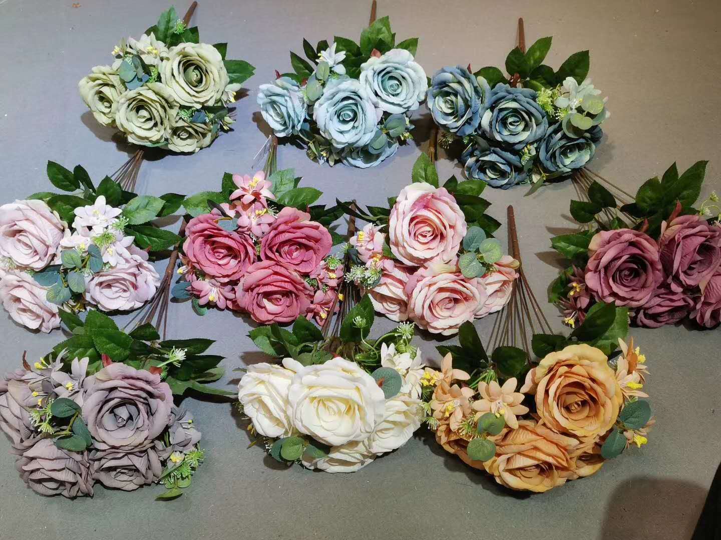 Manufacturers direct wholesale simulation rose home wedding decorations thumbnail