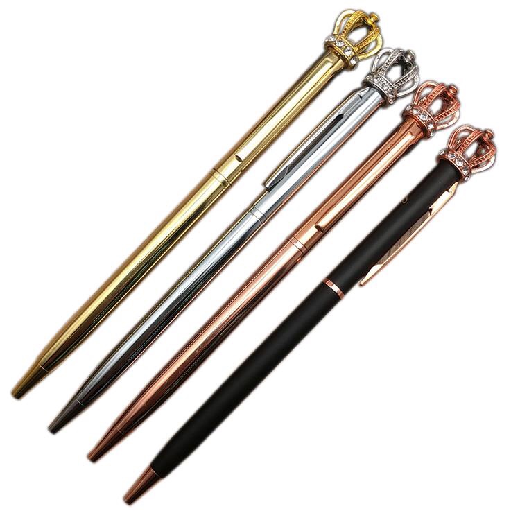 Crown metal pen, Ballpoint pen, gift promotion pen, advertising pen full figure