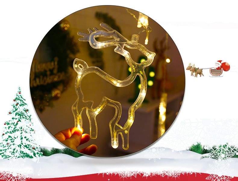 工厂直销圣诞树造型装饰灯串满天星霓虹灯节日户外防水LED小彩灯详情图5