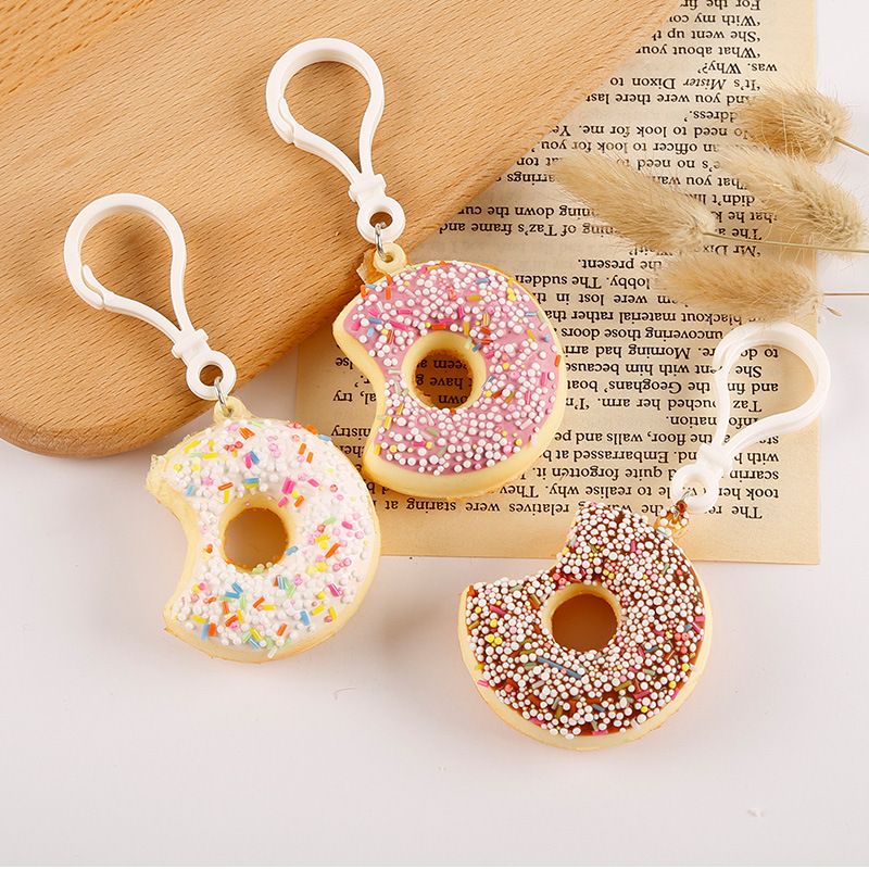 厂家直销仿真面包咬一口甜甜圈蛋糕食玩慢回弹玩具假面包摆件批发