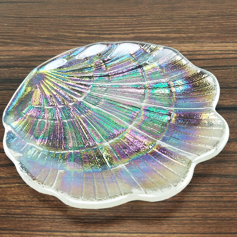 轻奢贝壳收纳盒时尚炫彩贝壳形状饰品放置盒详情图9