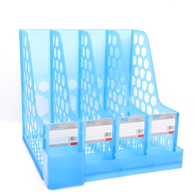 Storage box, vertical file rack, storage rack, file frame, document rack, office desktop storage rack, bookstand, 14