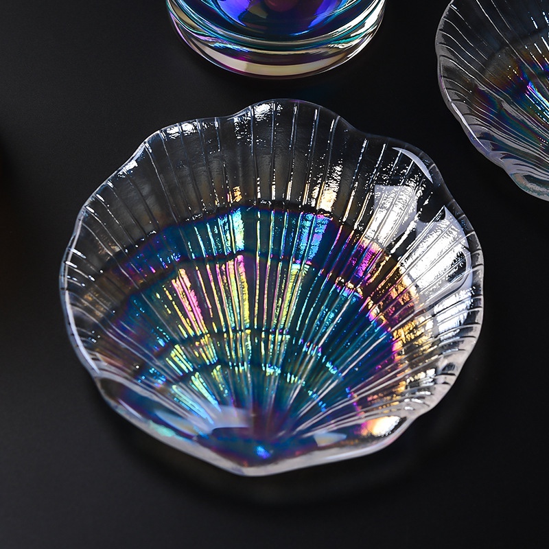 轻奢贝壳收纳盒时尚炫彩贝壳形状饰品放置盒详情图8