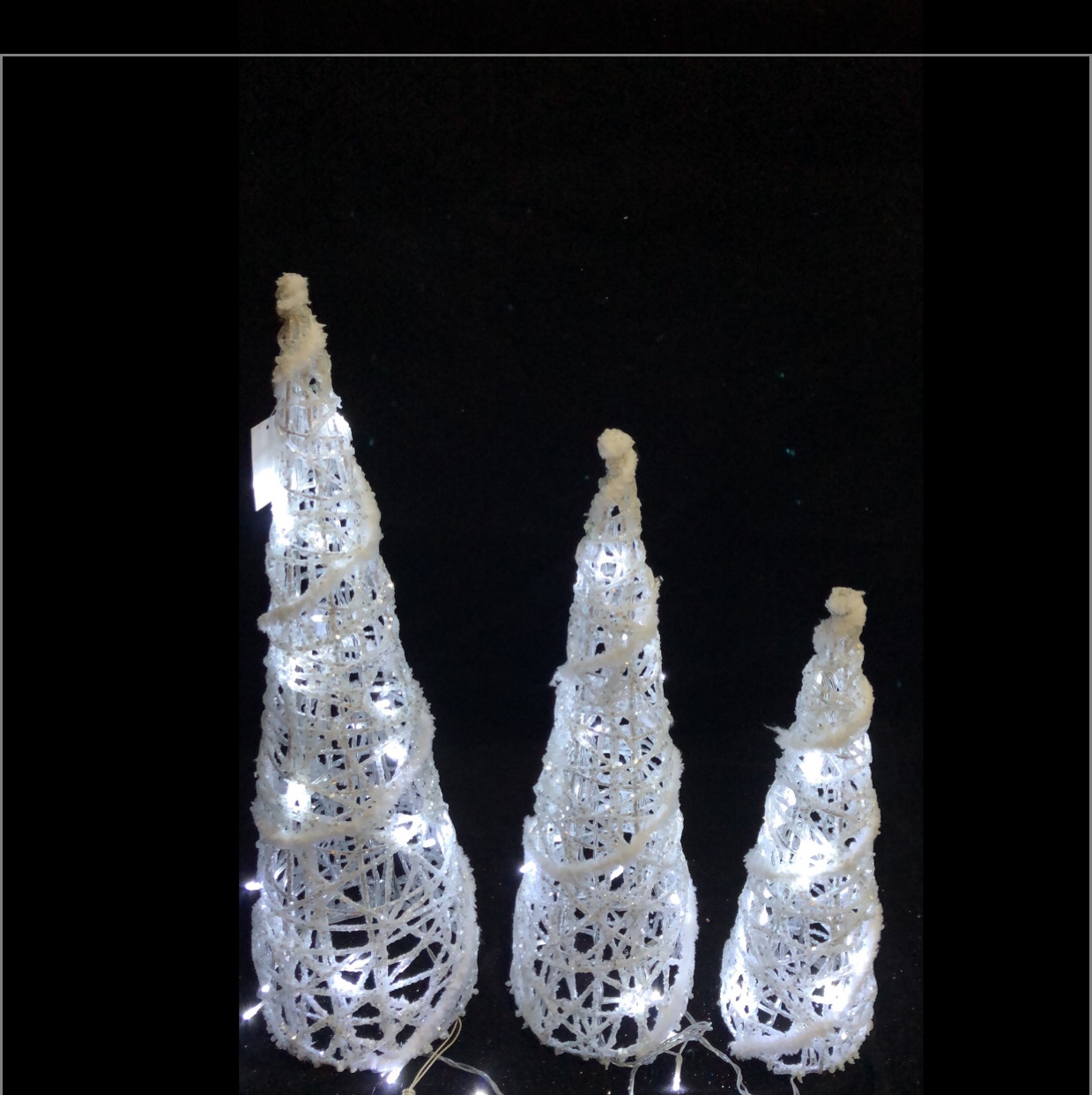100CM, 120CM, 150CM Christmas Tip tree three-piece decoration Hotel Shopping mall Cafe bar Christmas gift light LED thumbnail