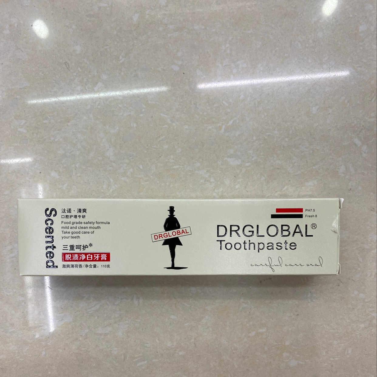 厂家直销牙膏 脱渍净白牙膏 激爽薄荷香