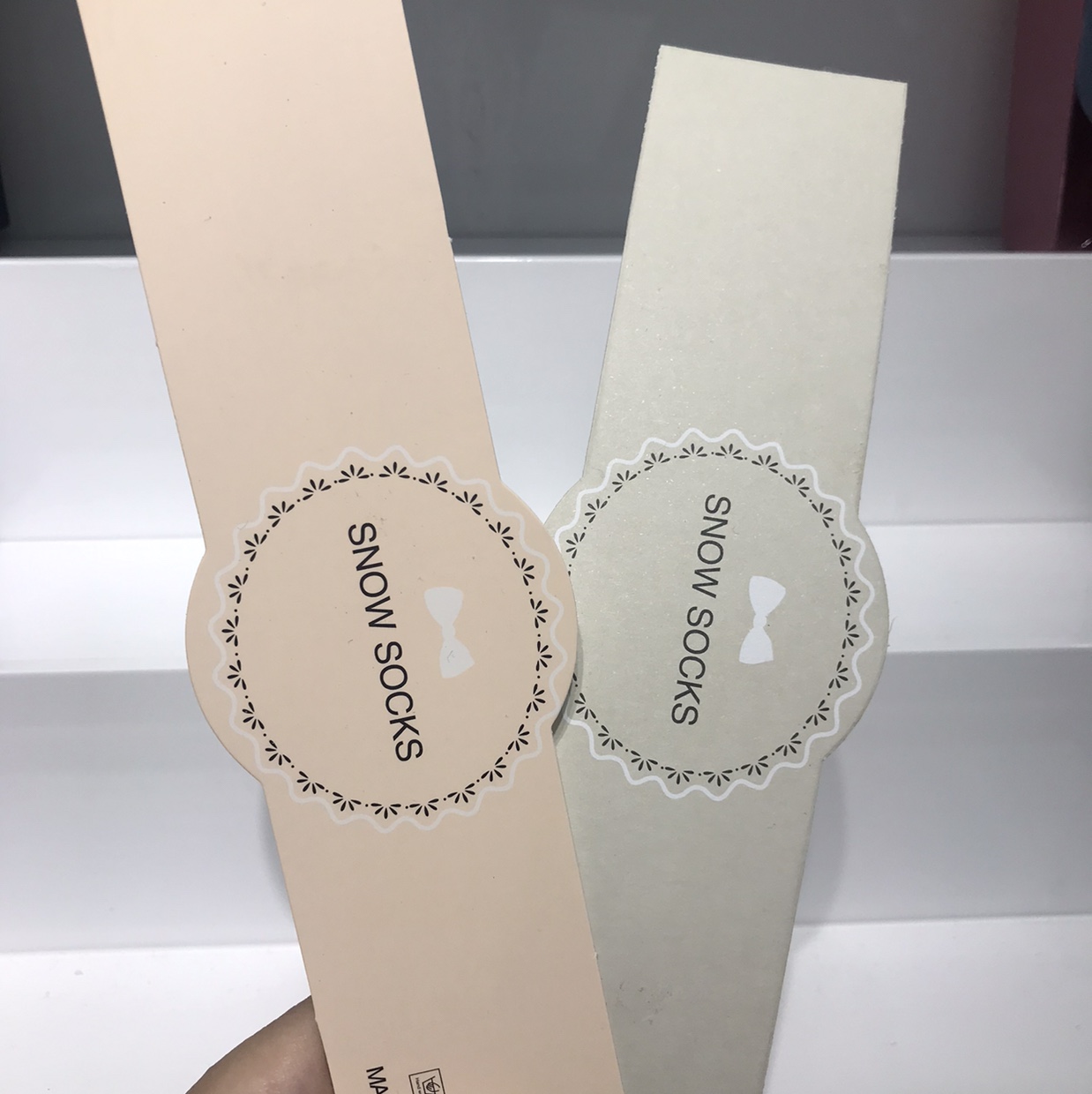 Snow sock wrappers in stock