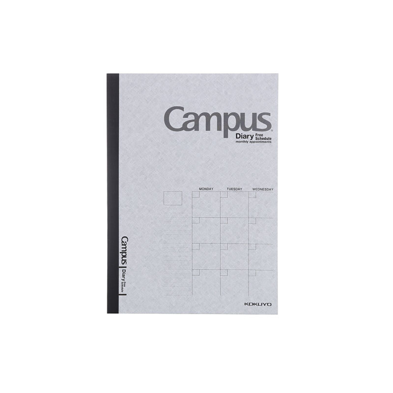 KOKUYO/ KOKUYO NI-CF3N Campus Calendar page B5/24 gray