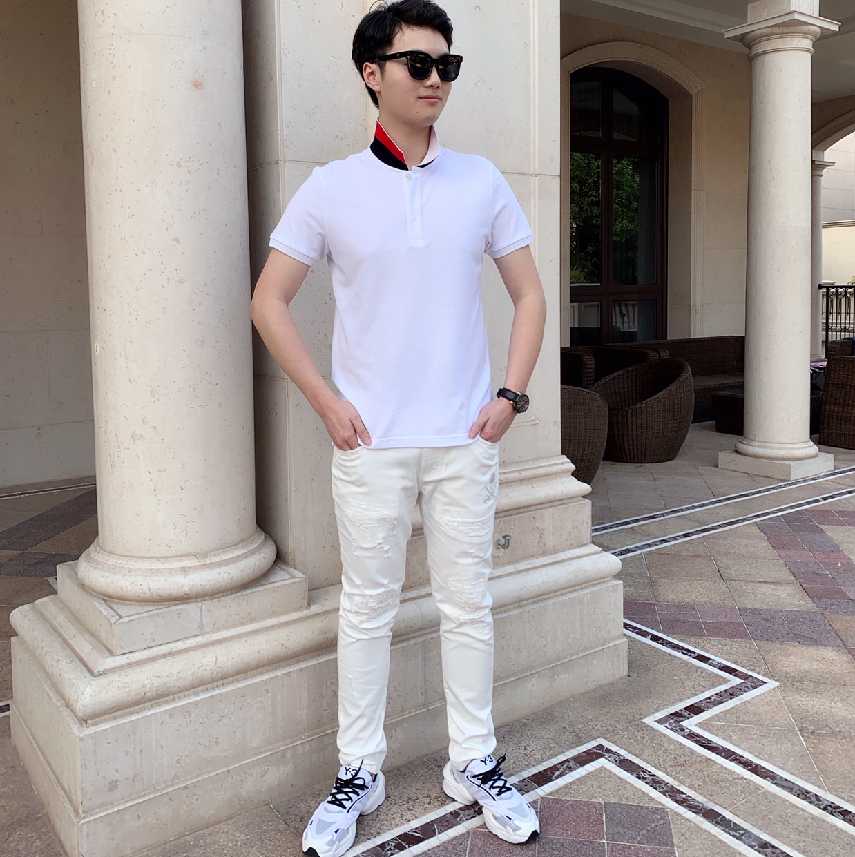 Hong Kong DT simple and generous POLO shirt thumbnail